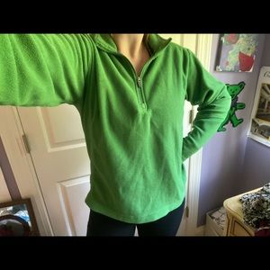 Lands end quarter zip fleece